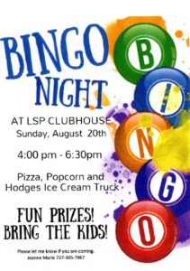 LSP Bingo and Ice Cream Social